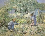 Vincent Van Gogh First Steps (nn04) painting
